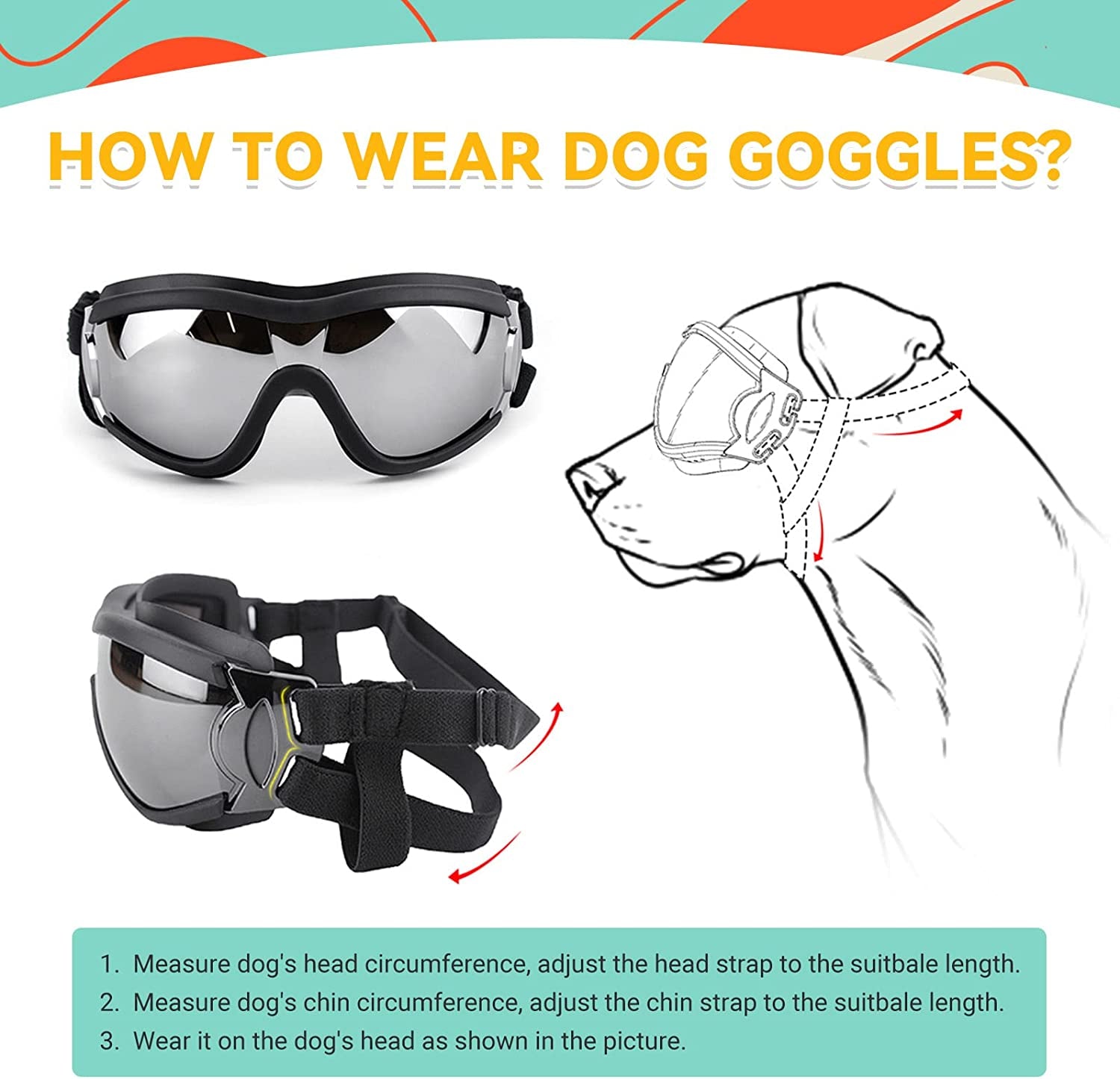 Large Breed Dog Goggles!