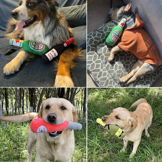  Dog Beer Bottle Toys! 